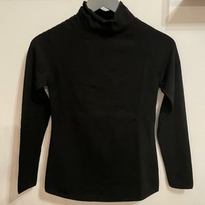 Babaton Black Mock Neck Sweater Small